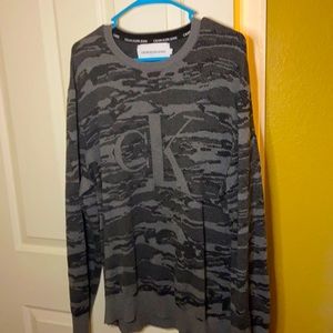 Calvin Klein Camo Sweater!